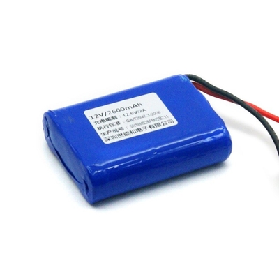 Cyclus Navulbare 12v 2.6ah Li Ion Battery Pack For Digital Camera's met lange levensuur