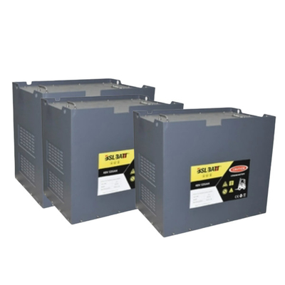 van het de Vorkheftrucklifepo4 Lithium van 48V 400AH 15S2P de Zwarte van het de Batterijpak Diepe Cyclus