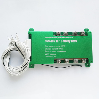 Weersta de Batterij BMS Common Port 16S 48V 100A BMS Screw Type van 85v LiFePO4