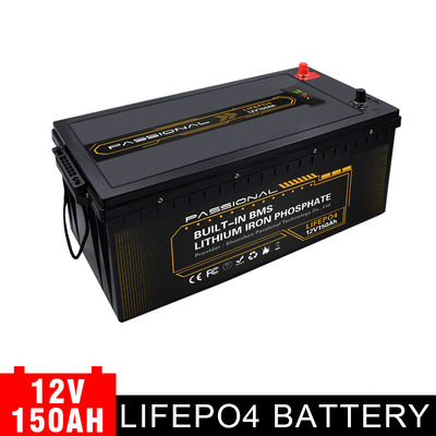 Pak met lange levensuur van de het Lithiumbatterij van 12v 150ah het Navulbare LiFePO4 voor de Zonne-energie van rv