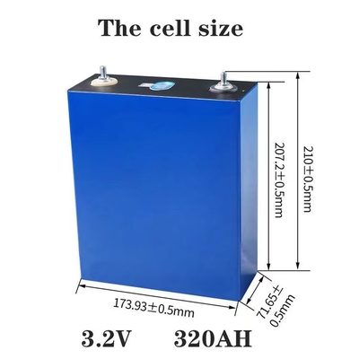 3.2v 320ah Lifepo4 prismatische cel oplaadbare zonne-energieopslag