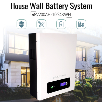 van de het Lithiumbatterij van 10kwh 48V 200Ah 51.2v LiFePO4 Pakmuur Opgezet Type