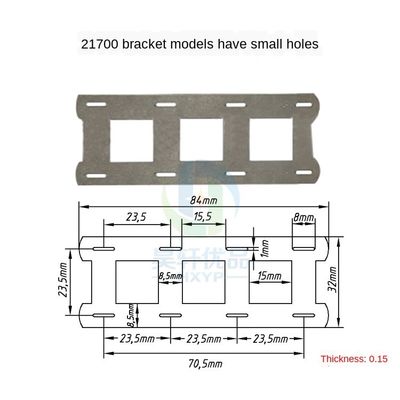 De Steun die van de batterijsteun 23.5mm 2P 21700 Nikkelstrook voor Batterijverbinding uit elkaar plaatsen