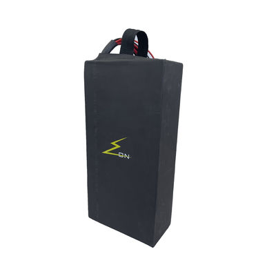Zwart van de het Lithiumbatterij van 60v 53ah 16S11P LiFePO4 Pak 21700