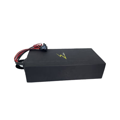 Zwart van de het Lithiumbatterij van 60v 53ah 16S11P LiFePO4 Pak 21700