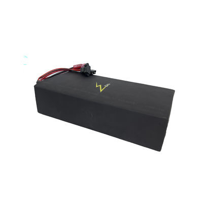 Zwart van de het Lithiumbatterij van 60v 53ah 16S11P LiFePO4 Pak 21700